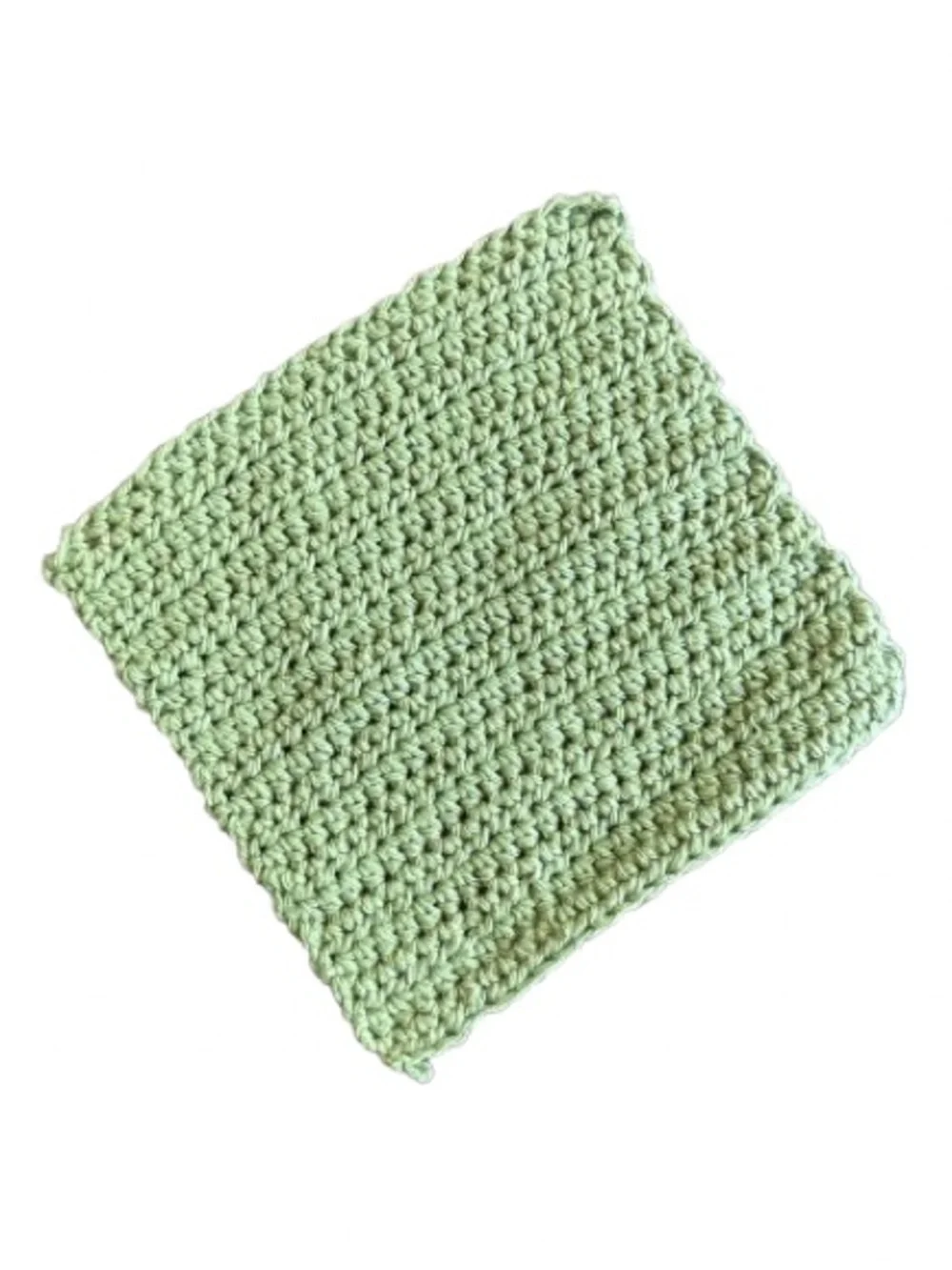 Handmade Crochet 100% cotton Dishcloths Set of 4 Black and sage Green Washcloth